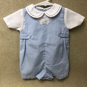 Petit Ami Baby Boys  Seersucker  3 piece set